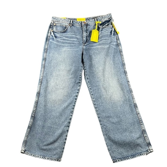Circus NY by Sam Edelman Low Slouch Wide Leg Jeans Size 31 - Picture 2 of 11